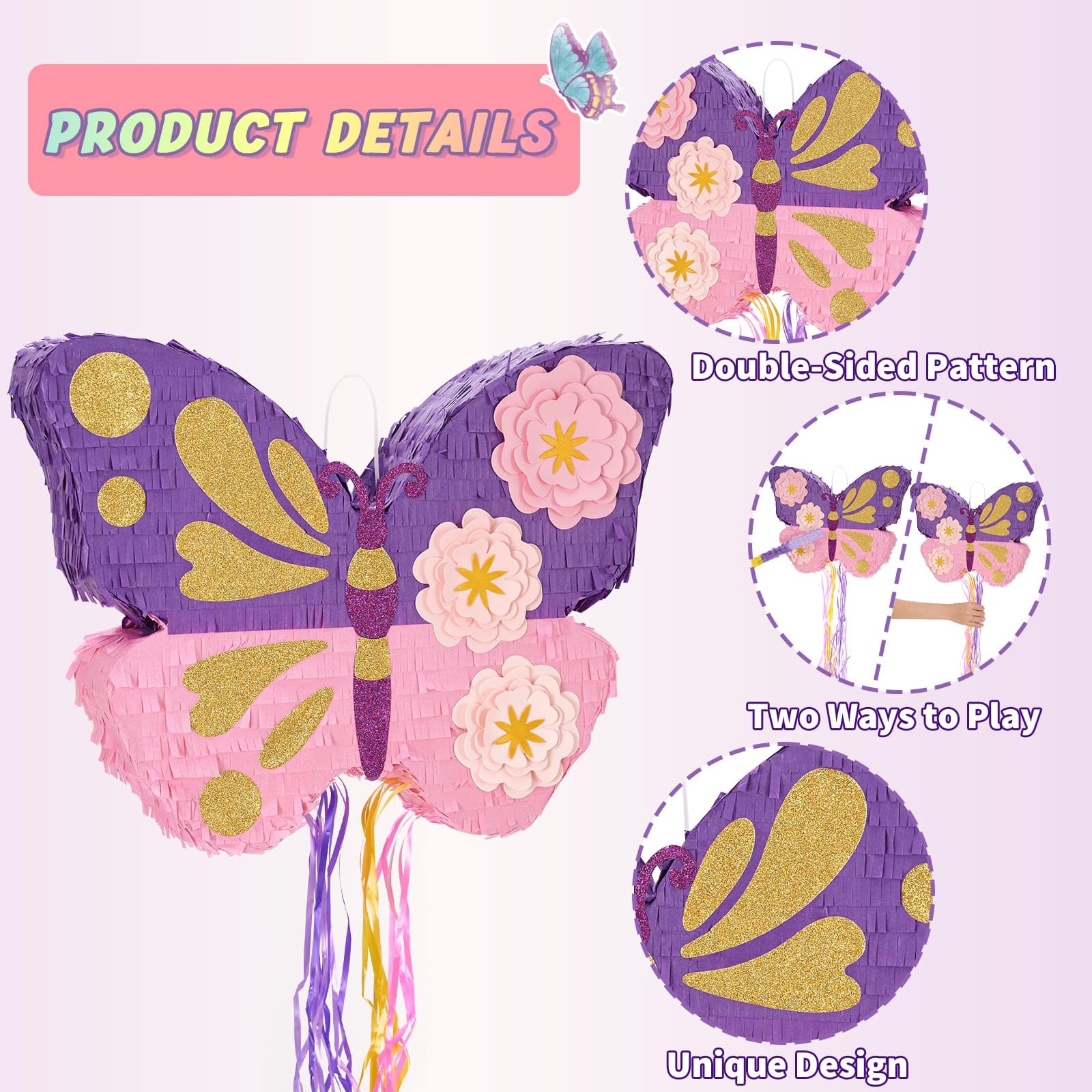 Unique Party Butterfly Pinata image