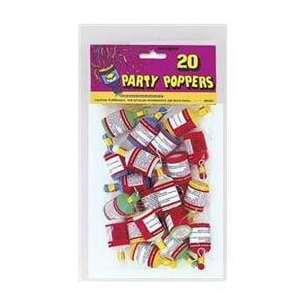 Unique Party 20 Party Poppers