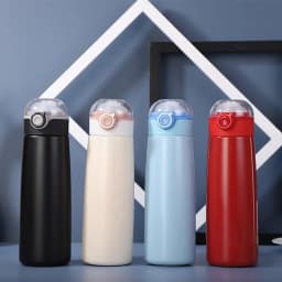 Thermos Translucent Jupiter Flask 500ML Blue Red 1