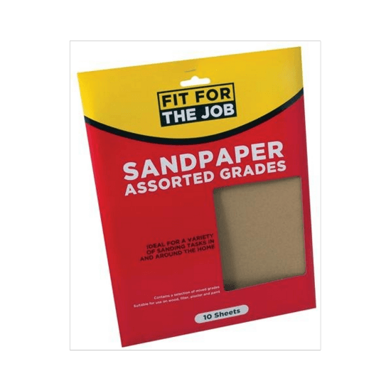 Rodo Fit For Job Sandpaper - Coarse (Pk10)