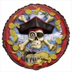 Unique Party 18" Pkg Pirate Bounty Foil Ballon