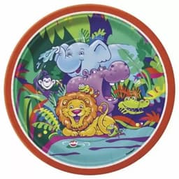 Unique Party 8 Smiling Safari 7" Plates 1