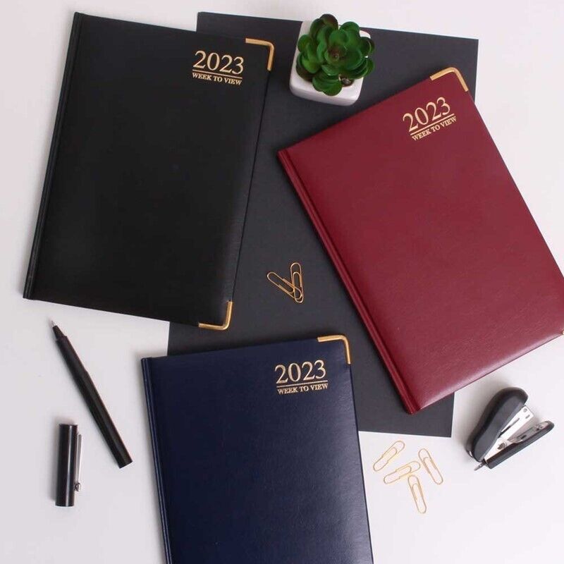 Tallon A5, Diary week to view Padded cover with Metal Corner image
