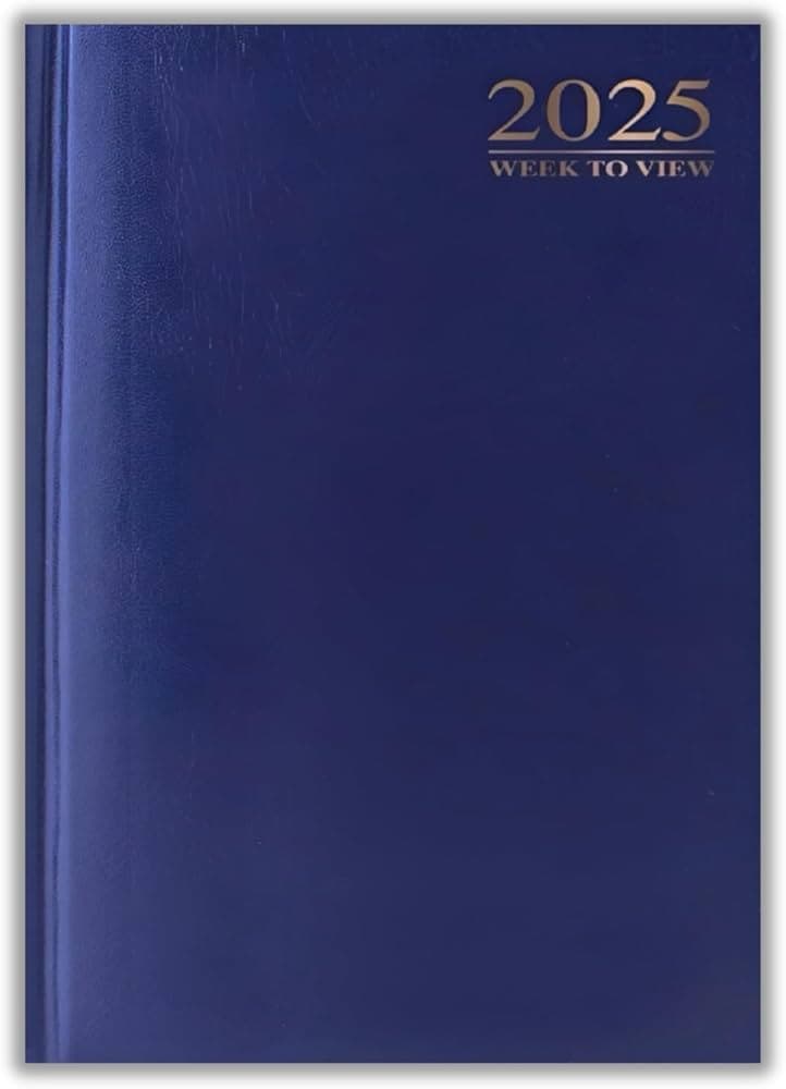 Tallon  A4, Week to View Diary Padded cover with Metal