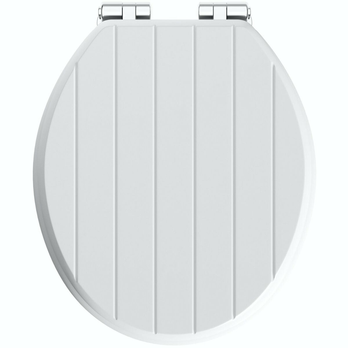 Toilet Seat MDF White P/F 18" image