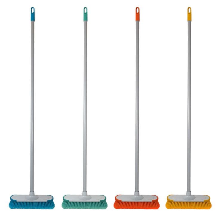 Charles Bentley Brights S/touch Broom Handle Complete With Head Asst. Colours