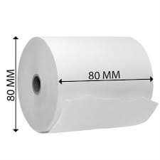 Thermal TILL ROLLS  80mm x 80mm Label (TH80-80) For Use On Epson/IBM/NCR/AXIOHM