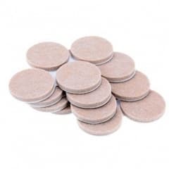 38mm x 4mm Thick Felt Pad Self Adhesive Round
