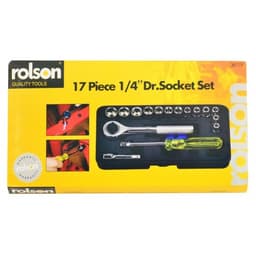 Rolson 17piece 1/4" Dr.socket Set 36119 1