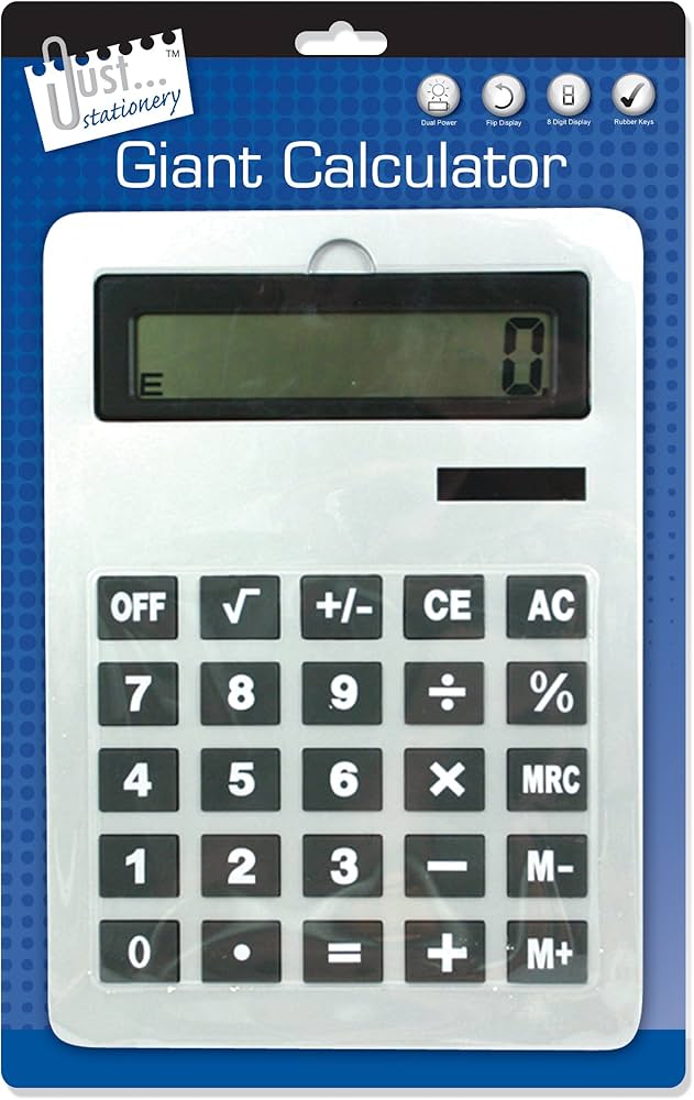 Tallon Giant A4 Calculator Dual Power image