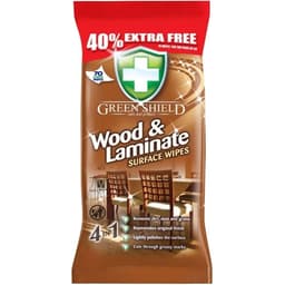 Greenshield Wood & Laminate SURFACE Wipes 70's 1