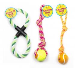 151 Pets Play  Figure 8 Rope With Ball 2 Asst (pap1026) image