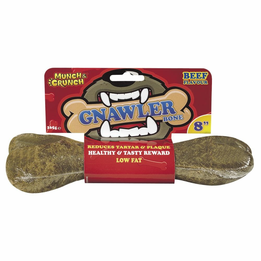 151 Munch & Crunch  Gnawler Bone 8" Beef Flavour (mc0103) image