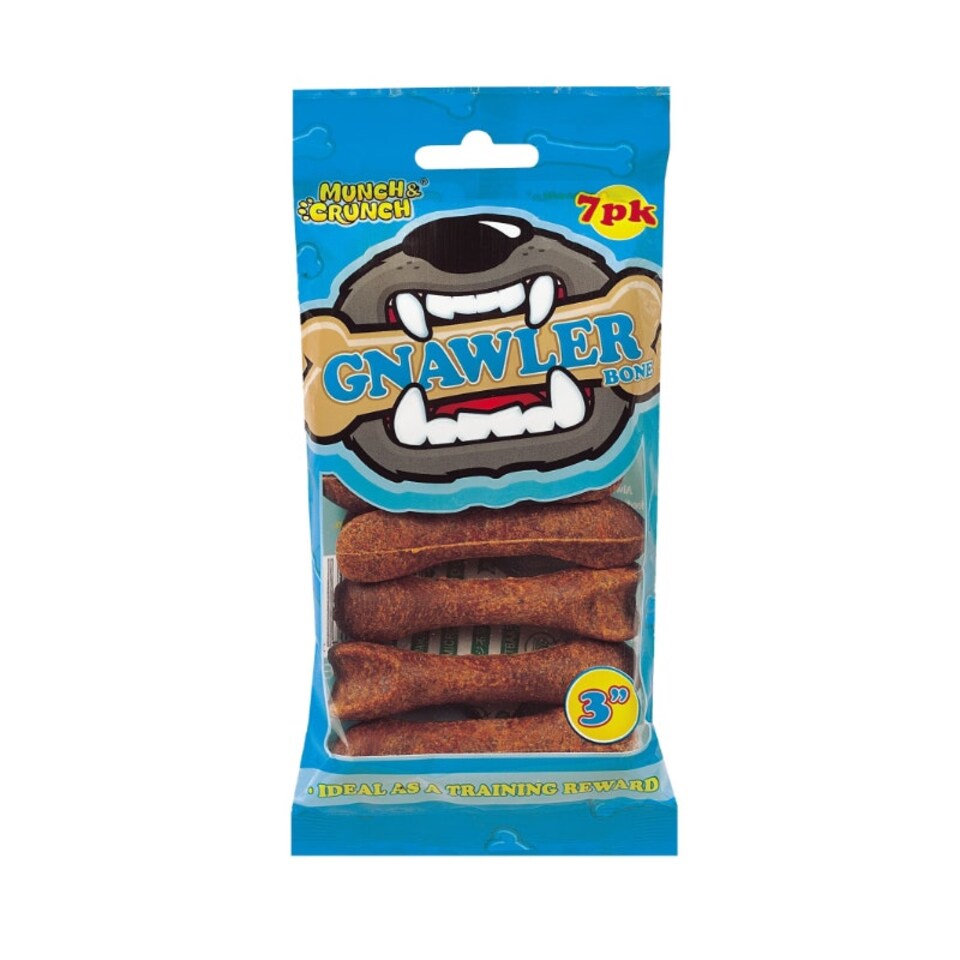 151 Munch & Crunch  Gnawler Bone 3" 7pk Assorted (mc0107) image