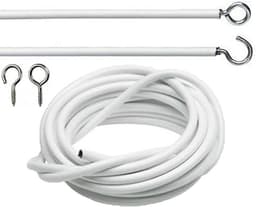 151 CURTAIN WIRE WITH FITTINGS 2m 1