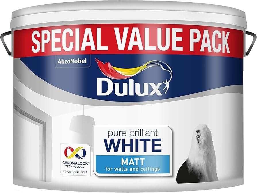 Dulux Matt White PBW 7Ltr 