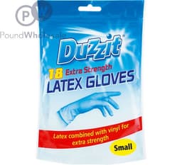 151 Duzzit  Latex Gloves Large 18pk (dzt1079) 1