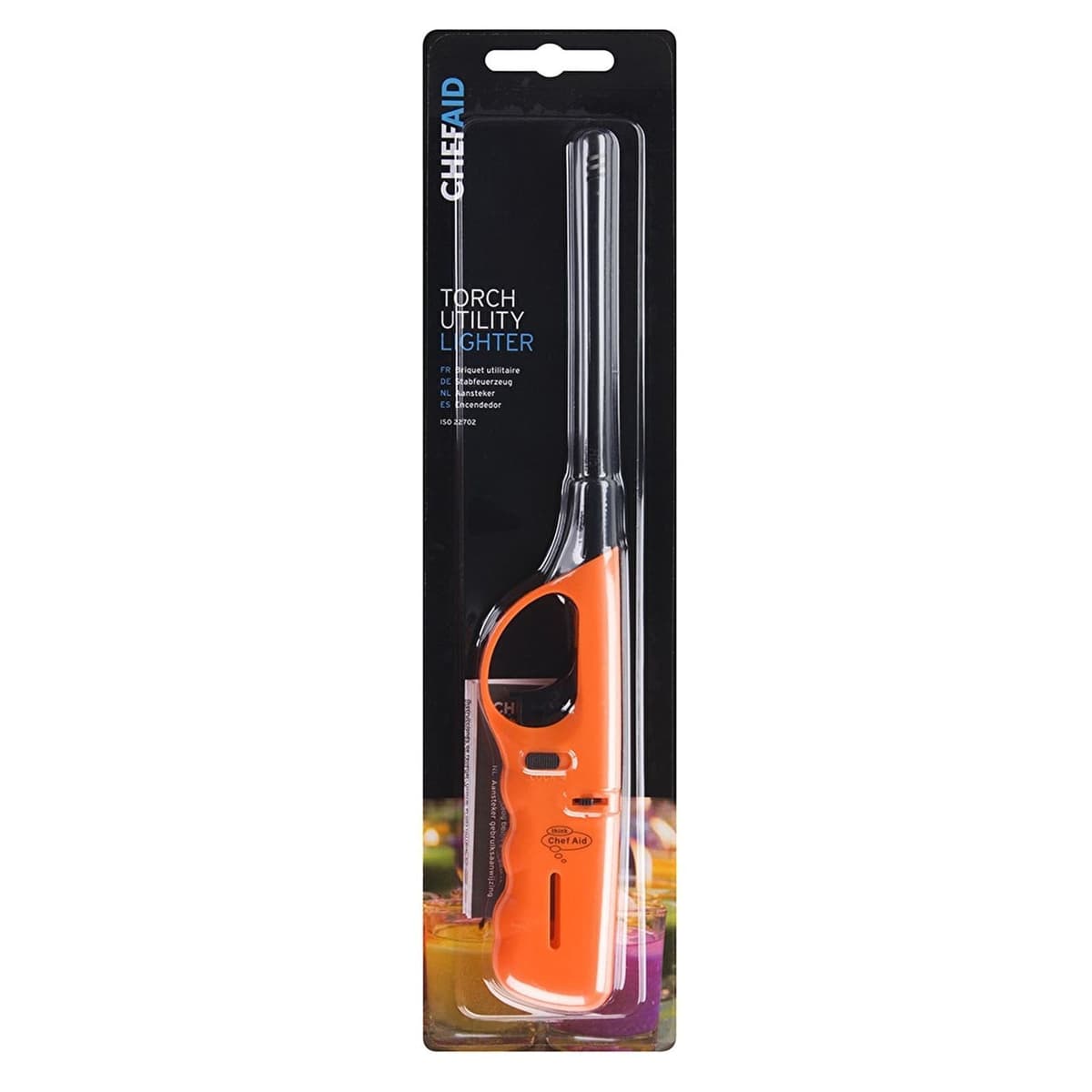 Chef Aid Utility Lighter Blue Flame Carded