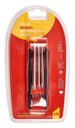 Am-Tech 8pc Folding Torx Key Set Crv I9069 1