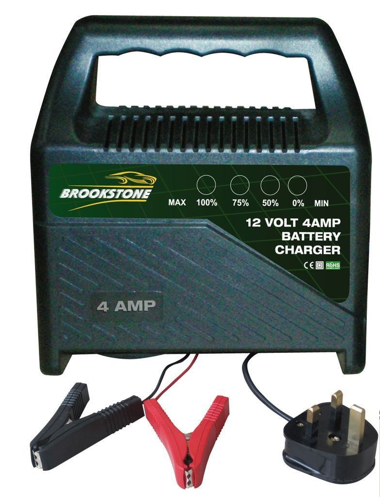 Brookstone 12V Battery Charger 4Amp image