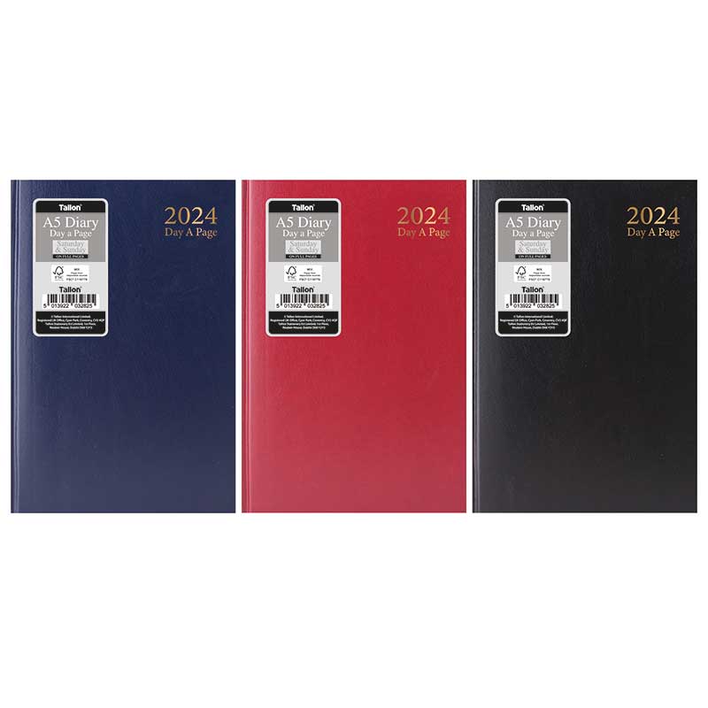 Tallon A5 Appointment Diary, DAP Hardback image