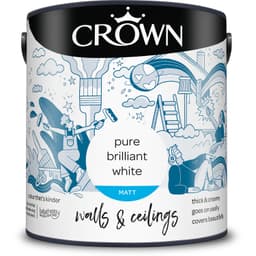 Crown Matt Pure Brilliant White 10L - Non-Breatheasy 2