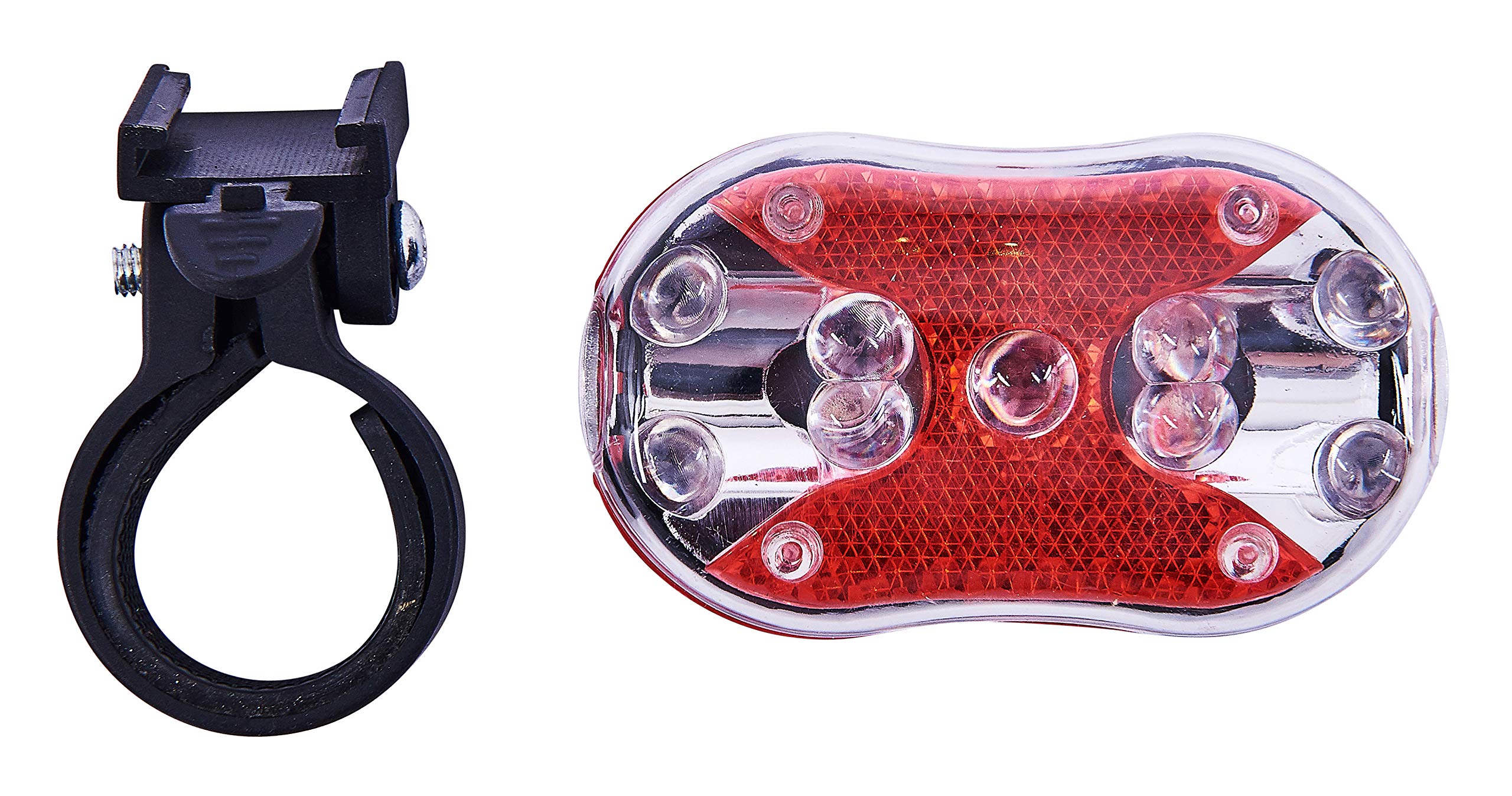 Am-Tech Safety Bike Flashing Light (Red) (Rear) with Quick Release Bracket S1824 image