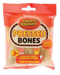 151 Munch & Crunch  Porkhide Pressed Bones 4pk (mc1059) image