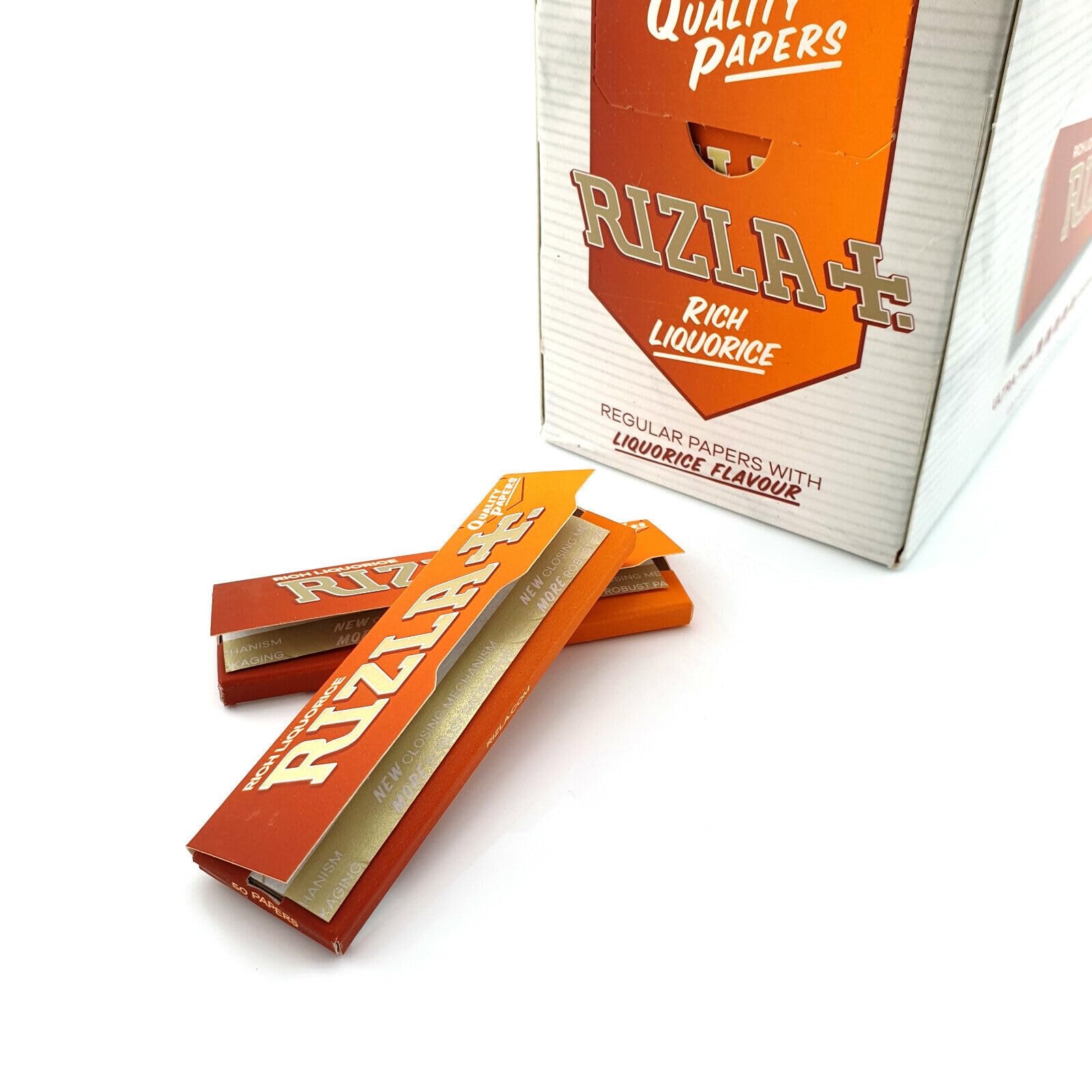 Rizla Liquorice Paper Regular Box of 100 image