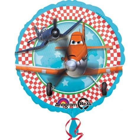 Planes : Happy Birthday : Foil Balloon