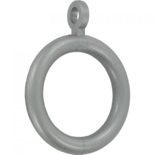 Curtain Pole Rings 45mm Silver