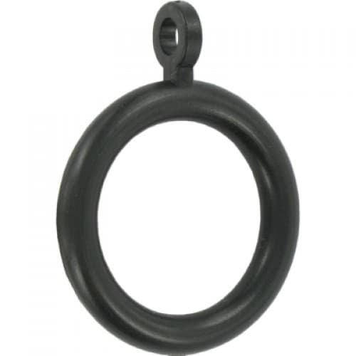 Curtain Pole Rings 45mm Black