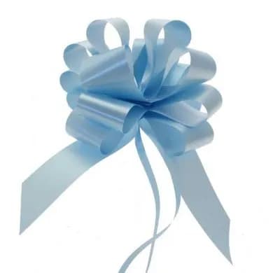 50Mm Light Blue Pullbow-25 Pk20(6)