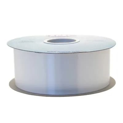 2" x 100yds White Poly Ribbon (6/24)