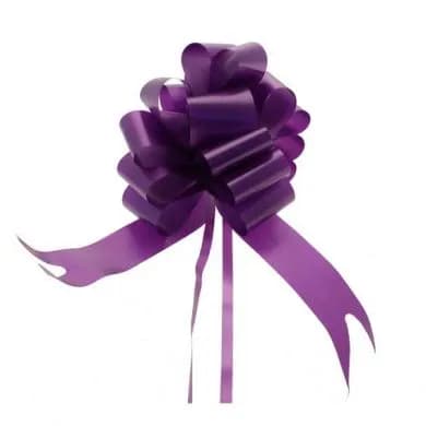 50mm Purple Pullbows Pk20
