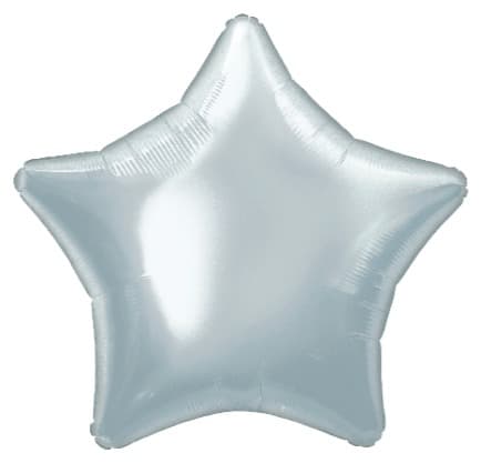 20'' Bulk Star Silver Foil Bln