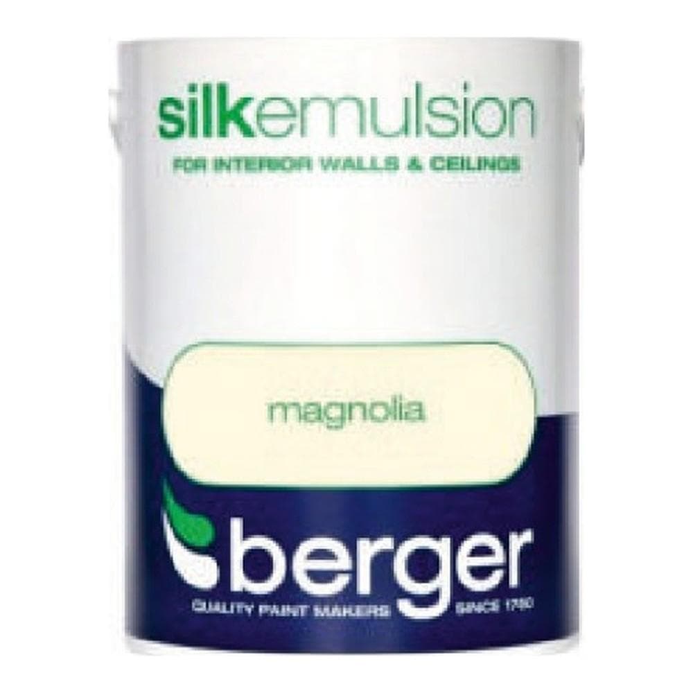 Berger Vinyl Silk Magnolia 5Ltr