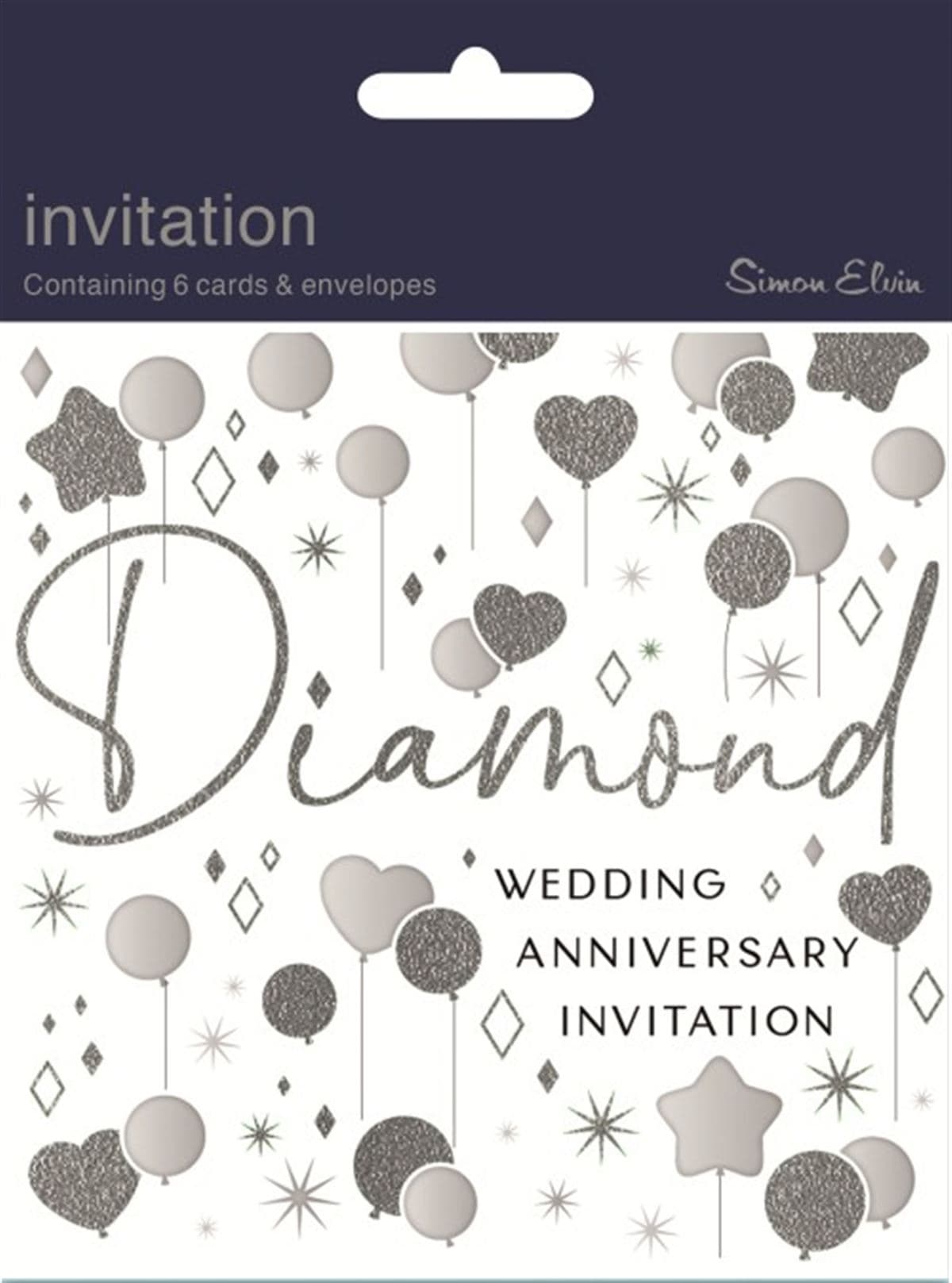 SE Diamond Wedding Invite Foil New