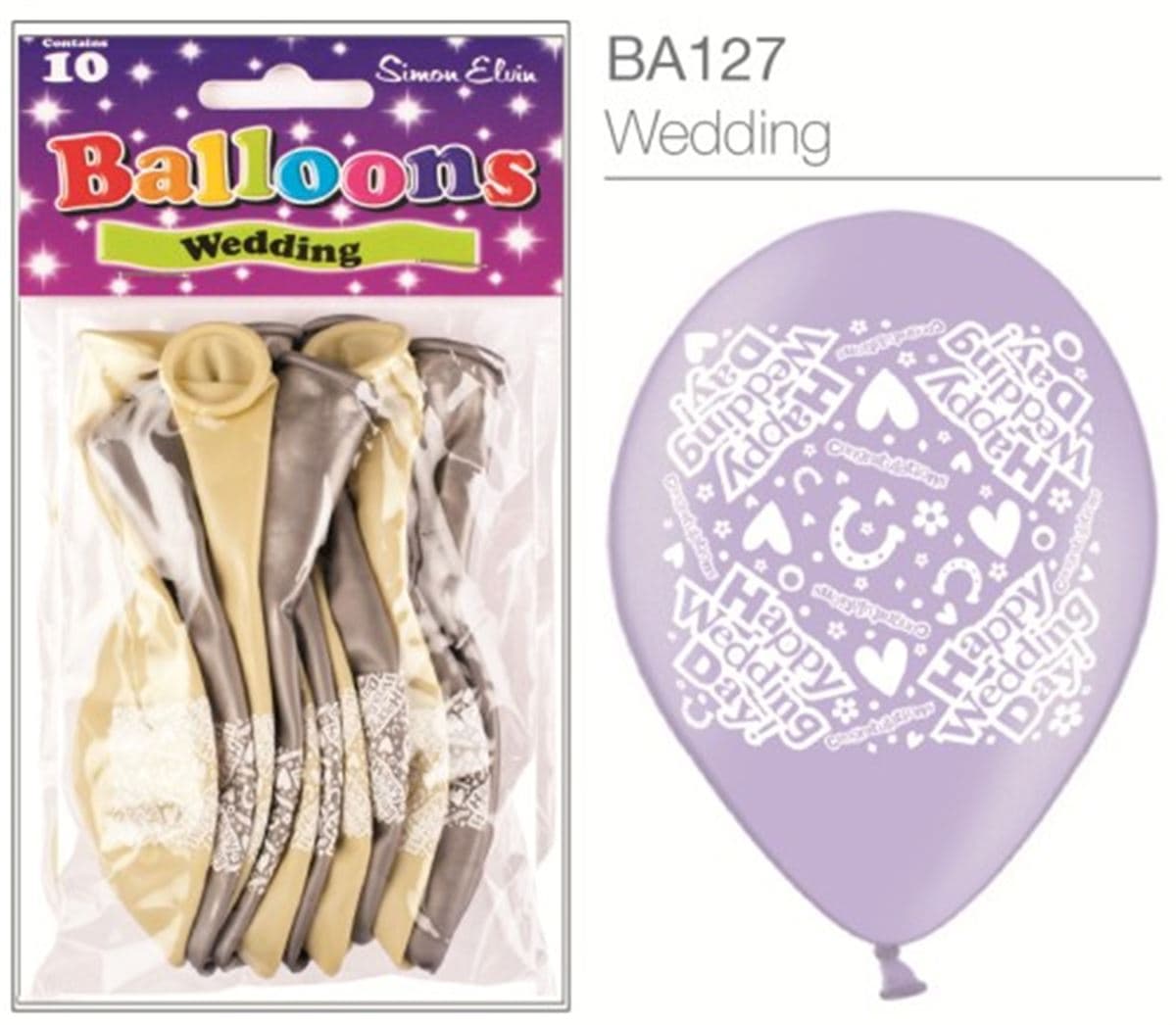 SE Wedding Printed Balloons