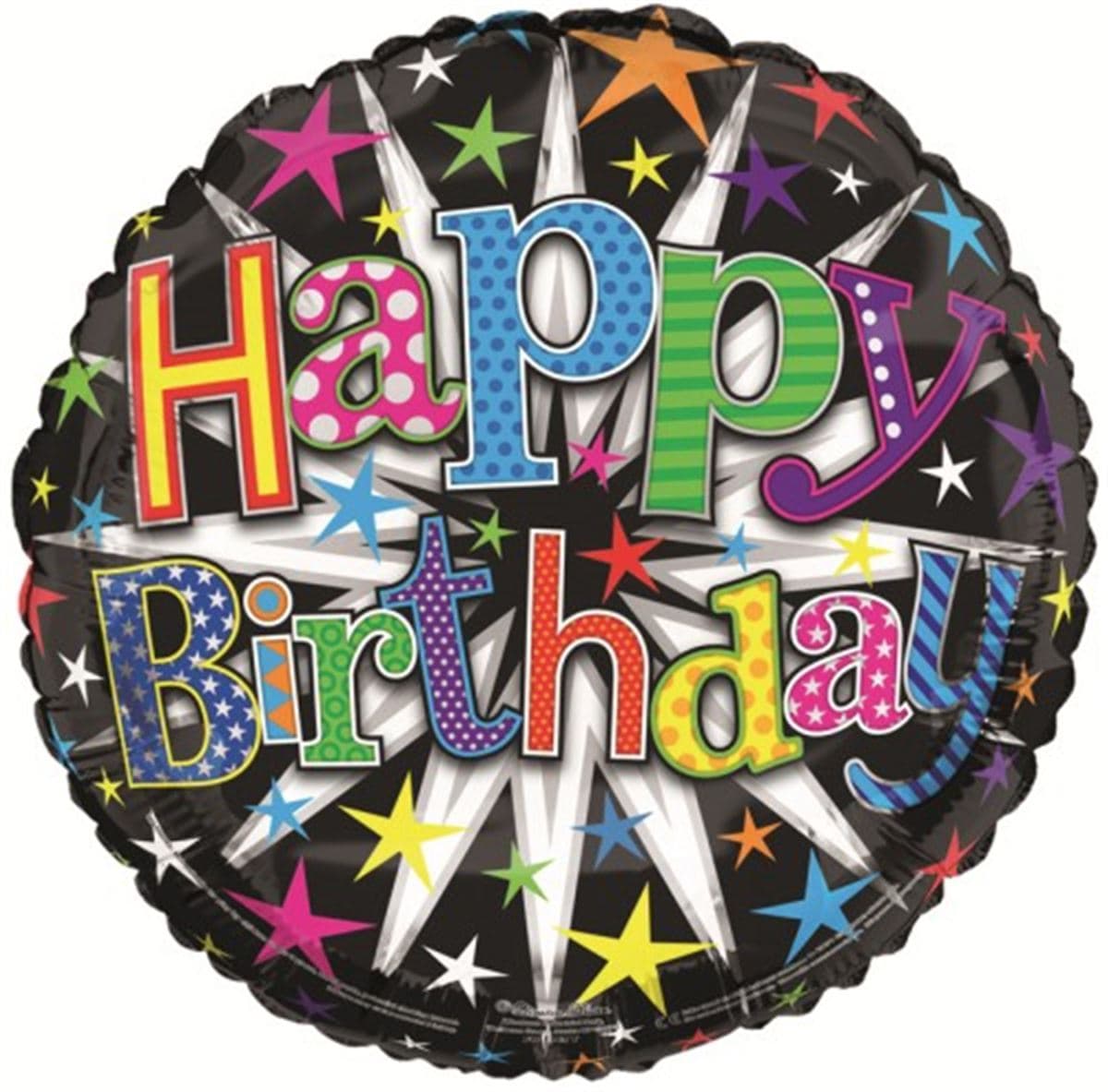 SE Happy Birthday Male Foil Balloons