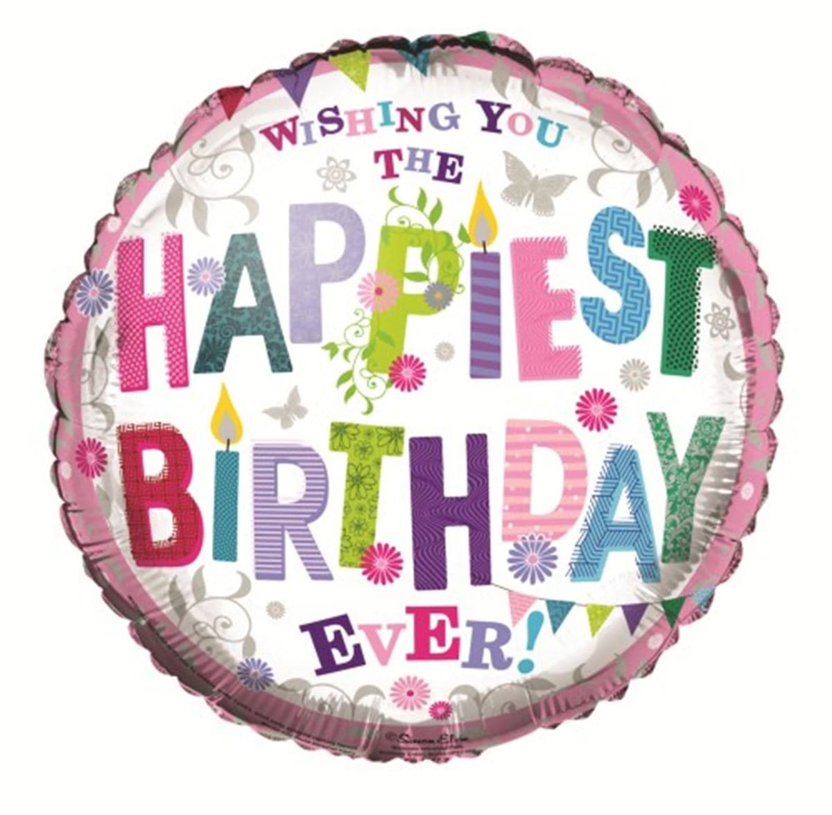 SE Happy Birthday Foil Balloons