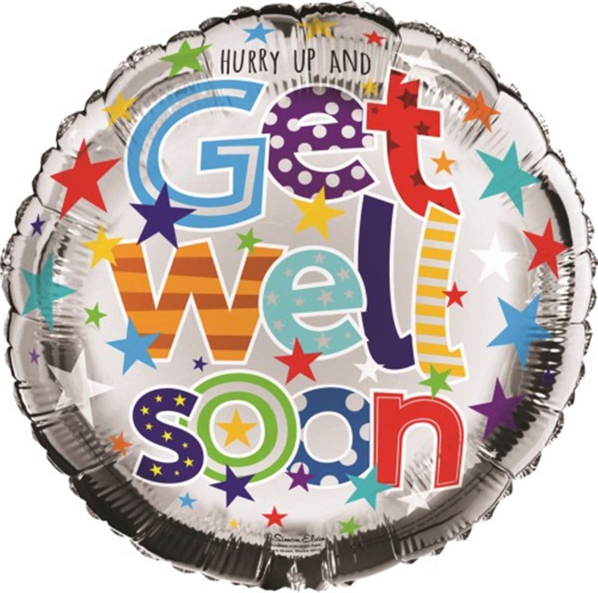 SE Get Well Soon Foil Balloons