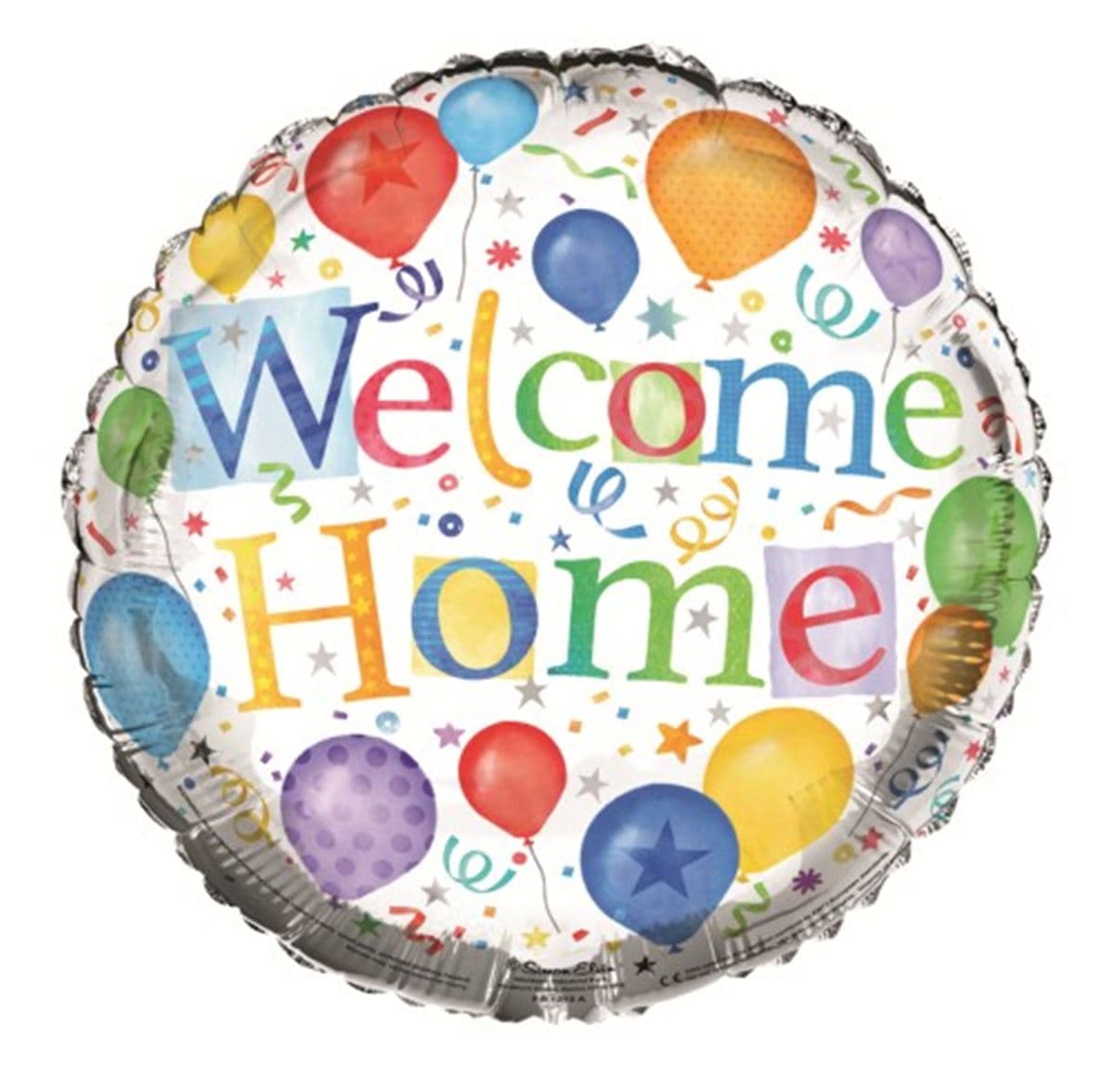 SE Welcome Home (holo) Foil Balloons