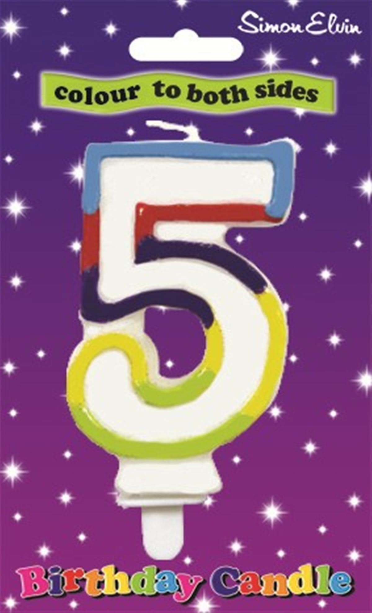 SE Number 5 Number Candles