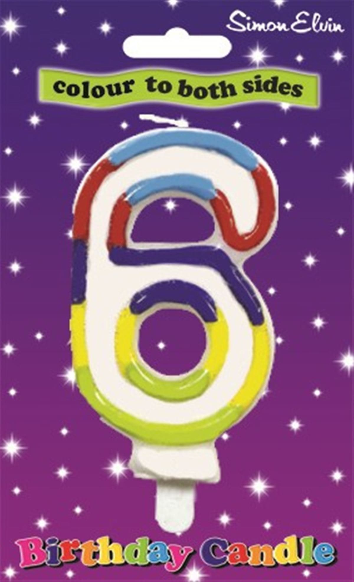 SE Number 6 Number Candles
