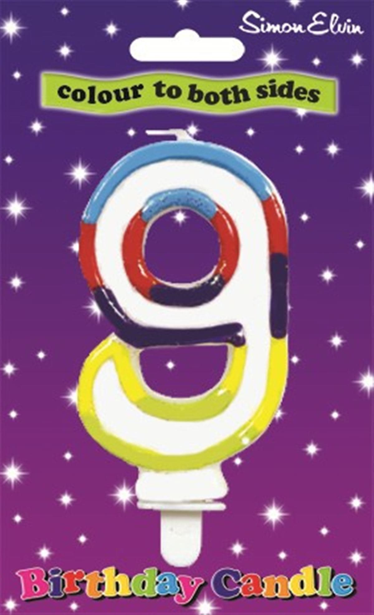 SE Number 9 Number Candles