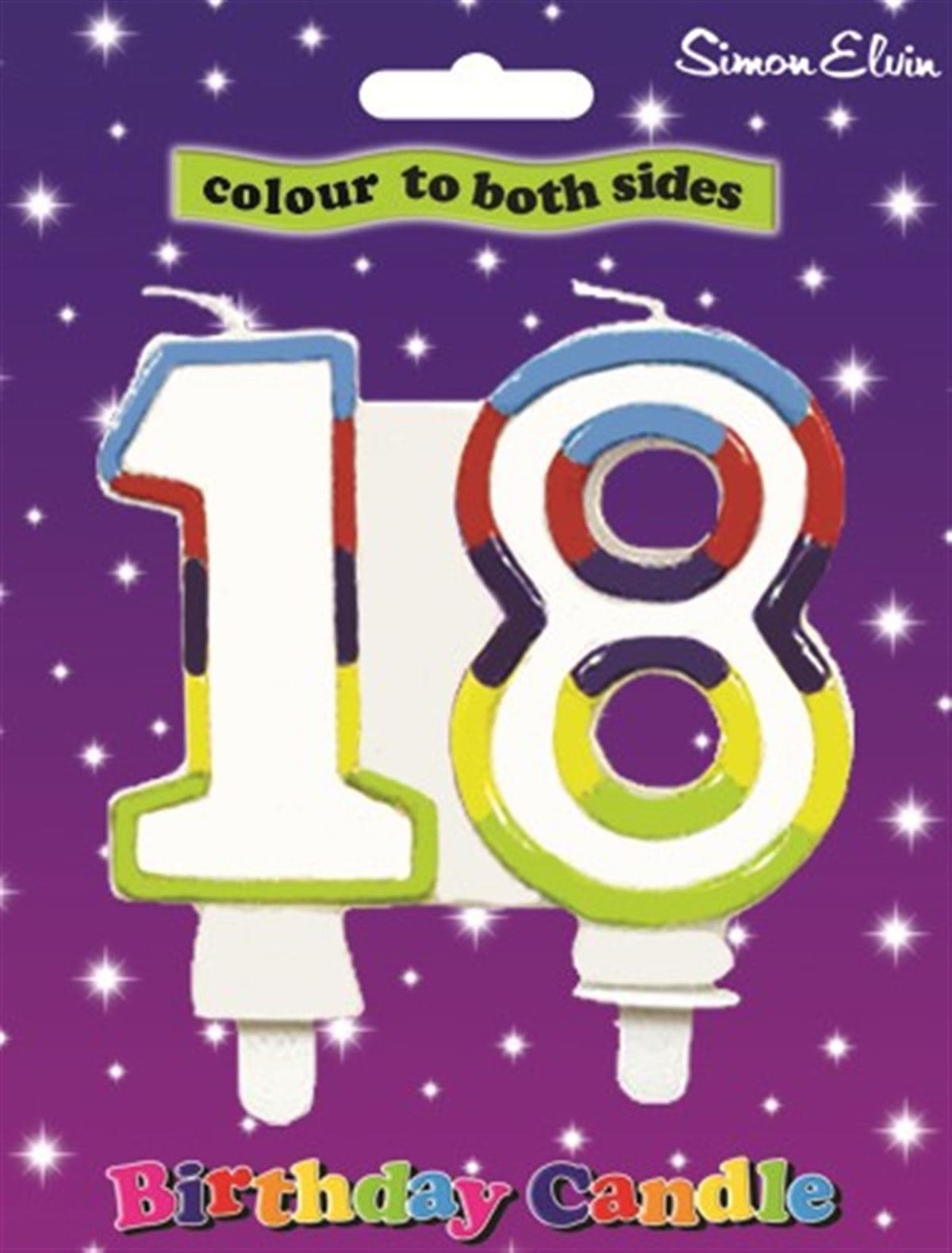SE Number 18 Milestone Age Candles