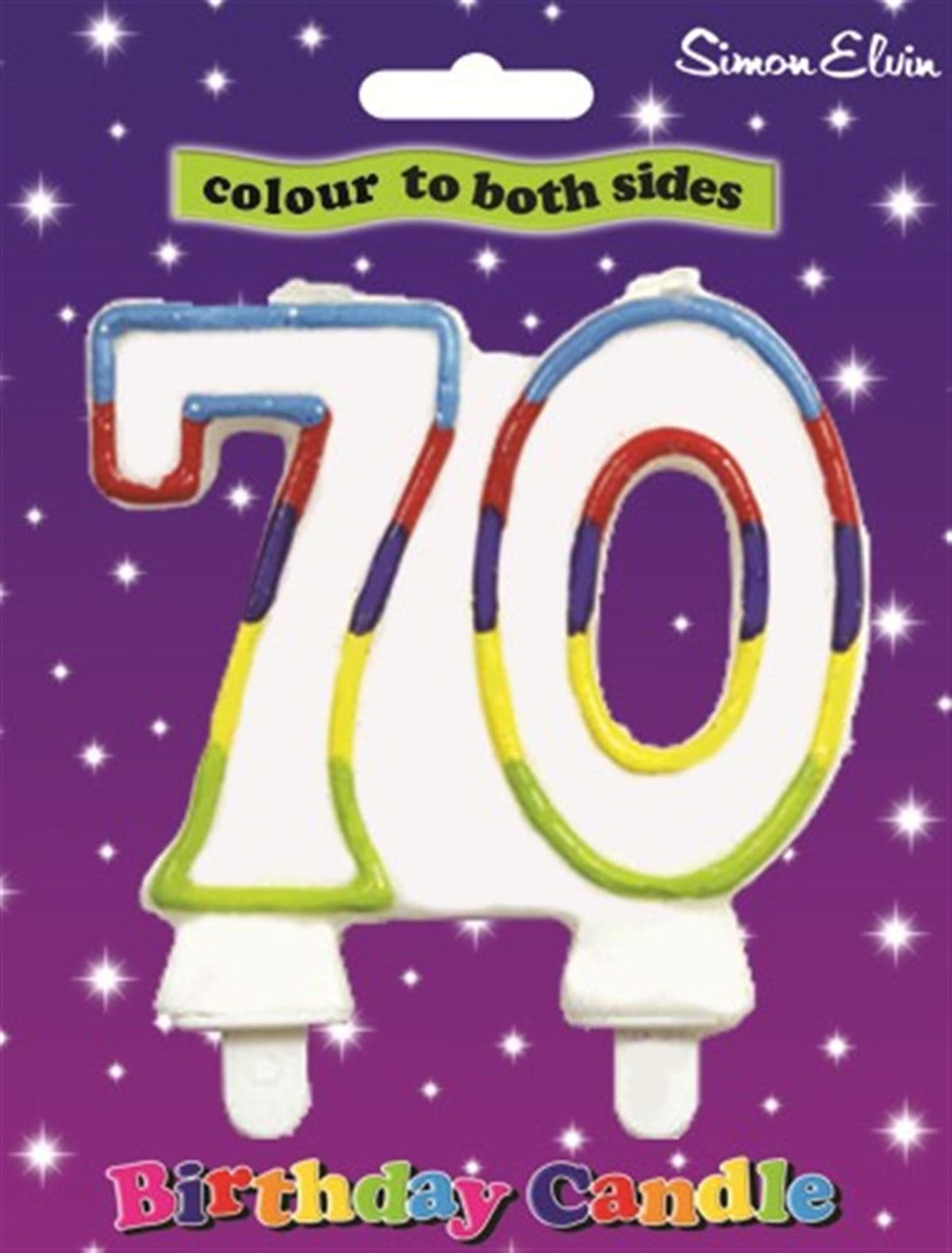 SE Number 70 Milestone Age Candles