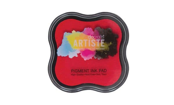 Pigment Ink Pad Red