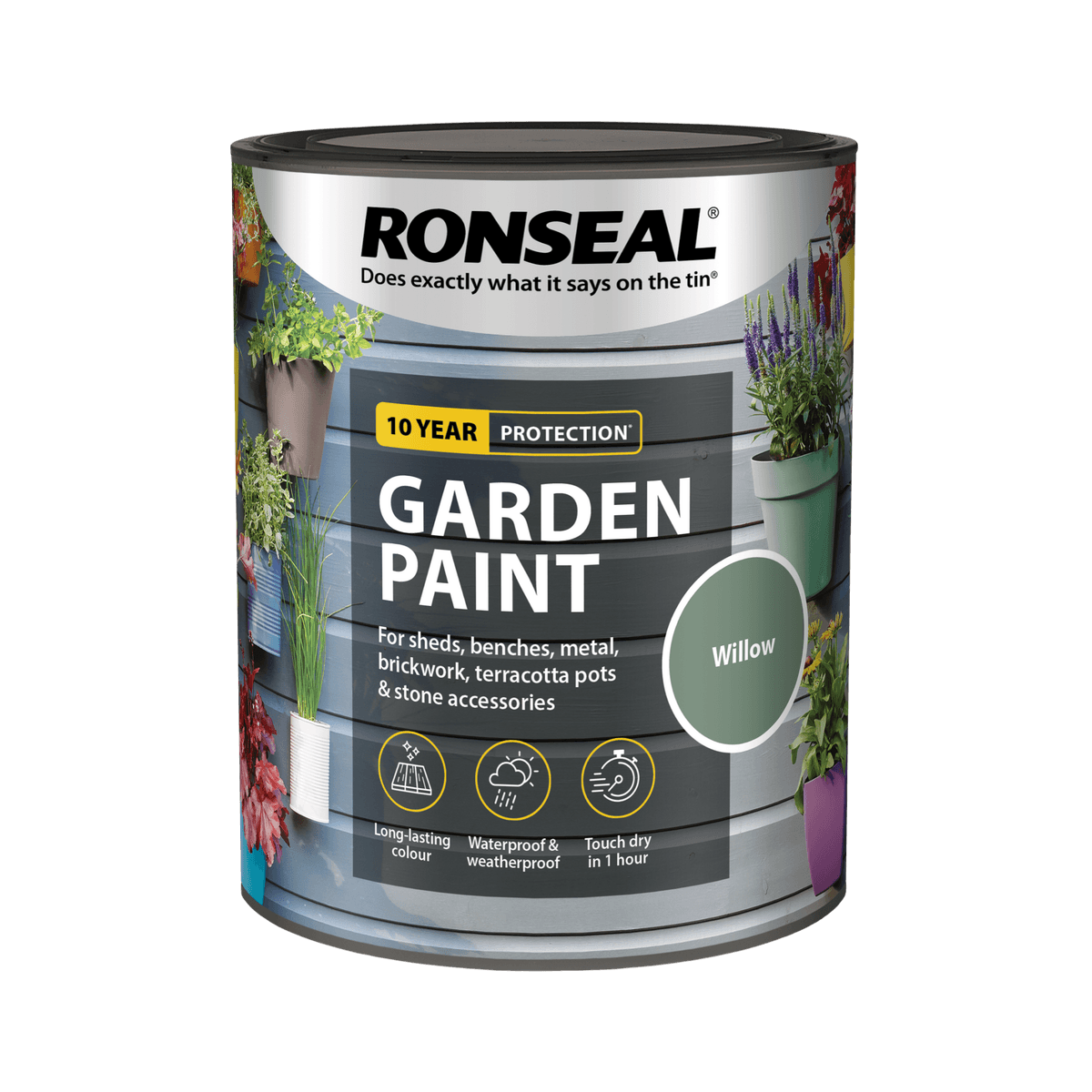Ronseal 750 ml Garden Paint - Willow